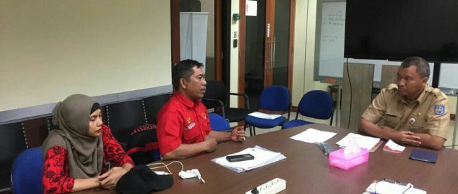 Kadiskominfo Depok Sidik Mulyono saat menerima audiensi pengurus DPC PWRI Kota Depok (dok. KM)