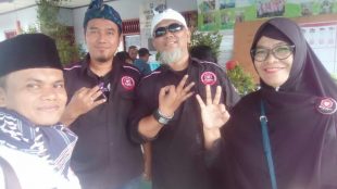 Ketua Bang Japar Komwil Depok didampingi Wakil Danwil, Komcam Kec. Sukma Jaya dan Humas BJP Jakarta Selatan (dok. KM)