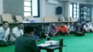 Keterangan foto: Suasana Pengajian di PDAM Tirta Asasta Kota Depok
