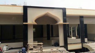 Pembangunan masjid di SMAN 4 Cibinong (dok. KM)