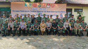 Peserta apel siaga Pilkada di Kecamatan Tajurhalang, Bogor, Minggu 24/6 (dok. KM)