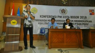 Ketua PWI Kota Bogor, Aritha Utama Surbakti (dok. KM)