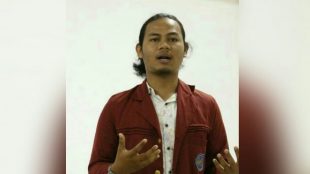 Presma BEM STKIP Muhammadiyah, Bogor, Iksan Awaludin (dok. KM)