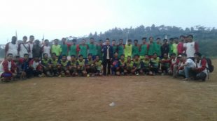 Tim peserta turnamen sepakbola PORDES Tajurhalang, Cijeruk, yang dibuka Sabtu 28/7/2018 (dok. KM)