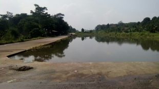 Lokasi proyek pembangunan jalan Cibinong-Bojonggede-Tajurhalang, Selasa 10/7/2018 (dok. KM)