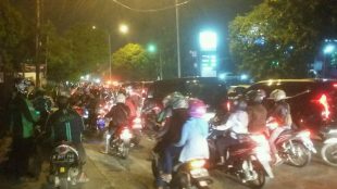 Suasana Rutin Kemacetan di Jalan Raya Kartini Kota Depok (dok. KM)