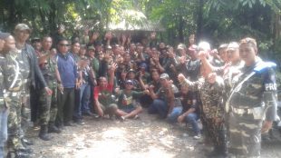 Foto bersama ketua Zona 4 BBRP dan jajaran ketua ranting (dok. KM)