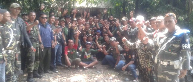 Foto bersama ketua Zona 4 BBRP dan jajaran ketua ranting (dok. KM)