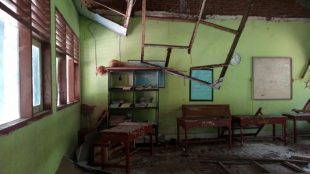 Kondisi sekolah yang terkena dampak dari gempa bumi yang melanda Lombok, NTB (dok. KM)