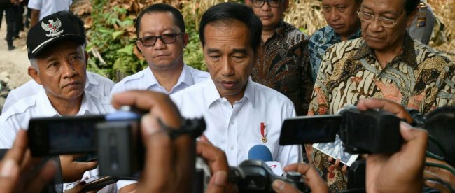 Presiden Joko Widodo memberikan keterangan pers (dok. Setpres)