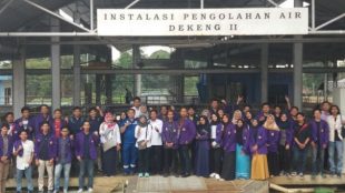 Kunjungan Langsung Mahasiswa Unpak Bogor Ke Pengelolaan Air PDAM Tirta Pakuan Kota Bogor di Dekeng (dok.KM)