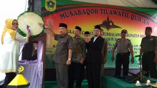 Camat Tajurhalang membuka MTQ Tingkat Kecamatan Tajurhalang, Rabu 1/8/2018 (dok. KM)