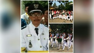 Kades Kalisuren Tajurhalang Odih Iyas, tim paskibra dan petugas upacara (dok. KM)