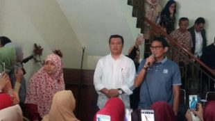 Cawapres Sandiaga Uno saat meresmikan Posko Relawan Muda Prabowo-Sandi di Kota Bogor, Senin 3/9 (dok. KM)