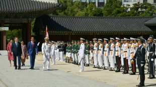 Presiden Joko Widodo saat kunjungan kenegaraan di Republik Korea (Korea Selatan), Senin 10/9/2018 (dok. KM)