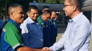 Pemberian Penghargaan Kepada Pegawai PDAM Tirta Pakuan Kota Bogor, Senin 10/9/2018 (dok. KM)