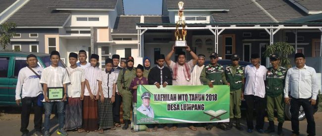 Kontingen MTQ Desa Lumpang, Parung Panjang, meraih juara umum tingkat Kecamatan (dok. KM)