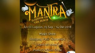 Gambar promosi "Mantra: Illusion on the Beach" Ancol (dok. Twitter @ancoltmnimpian)