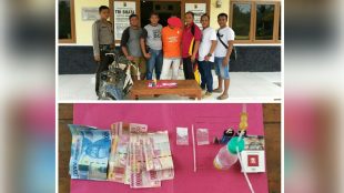 Pelaku pengedar narkotika jenis sabu ditangkap Reskrim Tempilang (dok. KM)