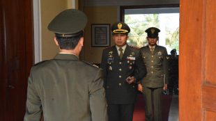 Danrem 061/SK Kolonel Inf Mohamad Hasan dalam Upacara Peringatan Kesaktian Pancasila, Senin 1/10 (dok. KM)