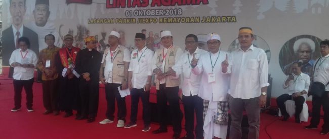 Deklarasi Rumah Komunikasi Lintas Agama untuk Jokowi-Ma'ruf di Jakarta, 1/10/2018 (dok. KM)