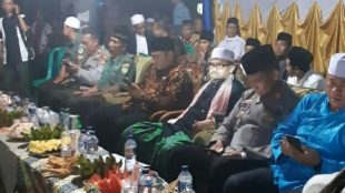 Jajaran Muspika Nanggung, Kabupaten Bogor, dan Tokoh Masyarakat saat acara Gebyar Tahun Baru Islam 1440 Hijriyah (dok. KM)