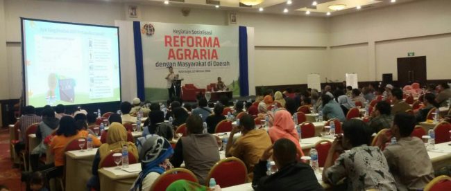 Sosialisasi Reforma Agraria Kementerian Agraria Dan Tata Ruang/BPN di Bogor, 12/10/2018 (dok. KM)
