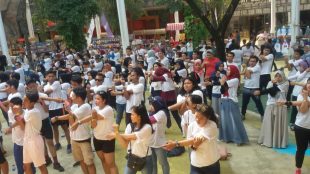 Peserta Color Run IPB di Jungleland Bogor, Sabtu 13/10/2018 (dok. KM)