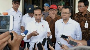 Presiden Joko Widodo di Lombok, NTB, Kamis 18/10/2018 (dok. Setpres)