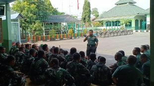 Dandim 0710/ Pkl Letkol Inf Muhammad Ridha: Pileg dan Pilpres, TNI harus Jaga Loyalitas dan Netralitas.(dok. KM)