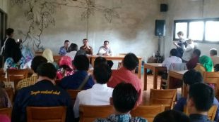 Rapat terkait tingkat kepatuhan terhadap peraturan jaminan sosial ketenagakerjaan di lingkungan SMK dan SMA se-Kota Bogor, Rabu 14/11/2018 (dok. KM)