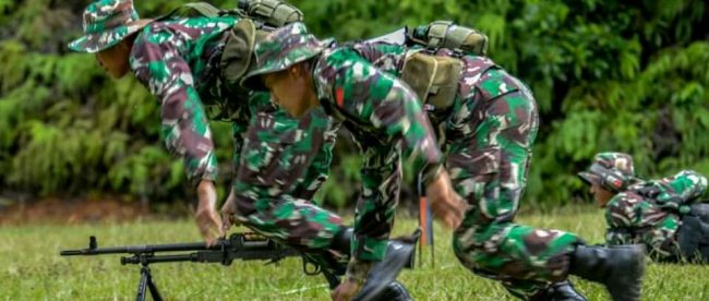 Kontingen Indonesia di lomba Tembak Asean Armies Rifle Meet ke 28 di Lapangan 400 Teredak Camp, Malaka, Malaysia (dok. Dispenad)