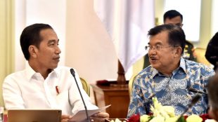 Presiden Joko Widodo bersama Wapres Jusuf Kalla di IStana Bogor, Rabu 21/11/2018 (dok. Setpres)