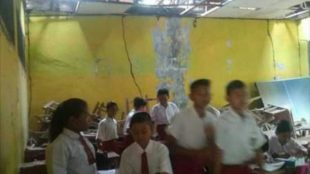 Kondisi prihatin ruang kelas slah satu SD Negeri di Kabupaten Bekasi (dok. KM)