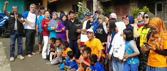 GTP Ke-200 bersama warga Gang Mangga RW09 Kelurahan Semplak, Minggu 16/12/2018 (dok. KM)