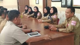 Ketua YARA Perwakilan Langsa Saat Beraudiensi dengan BPN Kota Langsa, Selasa 18/12/2018 (dok. KM)