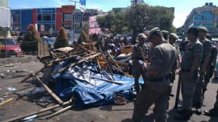 Penertiban PKL di kawasan Pasar Anyar, Kota Bogor (dok. KM)