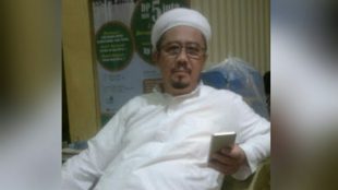 Pimpinan Majlis Taklim Syifaul Qulub, Desa Pasir Angin, Gadog, H. Gojali Kusumah Brata (dok. KM)