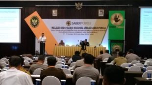 Rapat Kerja Nasional Satgas Saber Pungli di Bogor, Senin 10/12/2018 (dok. KM)