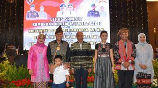 Lepas Sambut Danrem 161/Wira Sakti Brigjen TNI Syaiful Rahman di Hotel Aston Kupang, Selasa 8/1/2019 (dok. KM)