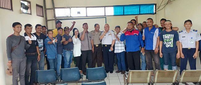 Rapat koordinasi dan pembentukan kepengurusan PPOT Terminal Bekasi TA 2019-2022 tanggal 14 Januari 2019 di Aula Rapat Kantor UPTD Terminal Bekasi (dok. KM)