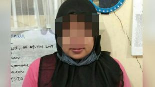 Tersangka kasus penggelapan uang PT. Garuda Food Kabupaten Kampar, Riau (dok. KM)