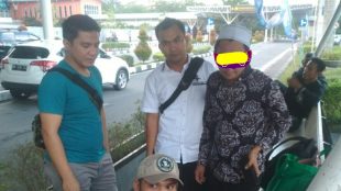 Tersangka kasus pencabulan anak di bawah umur berhasil diamankan tim Opsnal Satreskrim Polres Kampar, Selasa 15/1/2019 (dok. KM)