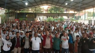 Pengukuhan Koordinator Kecamatan dan Desa Barjab Dapil VI Kabupaten Bogor, Sabtu 9/2/2019 (dok. KM)