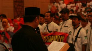 Pengukuhan Koordinator Kecamatan dan Desa Dapil 3 BARJAB Kabupaten Bogor, Minggu 10/2/2018 (dok. KM)