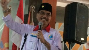 Ketua Umum ISI, Prasad Titasaputra saat orasi dalam acara deklarasi dukungan pada pasangan capres-cawapres Prabowo-Sandi di Jakarta, Minggu 10/2/2019 (dok. KM)