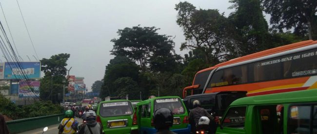 Kemacetan di Jalan Otista, Kota Bogor, akibat gelaran CGM 2019 (dok. KM)