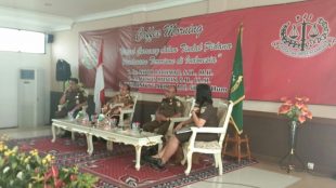 Bedah buku "Virtual Currency Dalam Tindak Pidana Pendanaan Terorisme Di Indonesia" di Kejari Kota Bogor, Selasa 19/2/2019 (dok. KM)