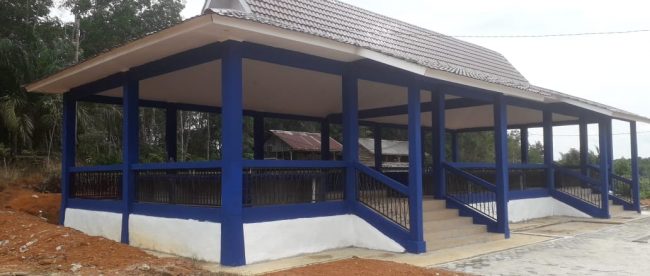 Proyek pembangunan pasar Rakyat Namang, Kabupaten Bangka Tengah, Provinsi Babel (dok. KM)
