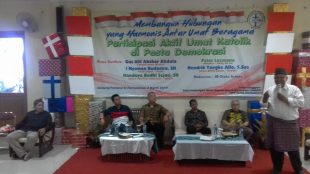 Diskusi Kebangsaan Lintas Agama pada Sabtu (2/3/2019) di Ruang Serba Guna Gereja Katolik Paroki St. Herkulanus, Depok (dok. KM)
